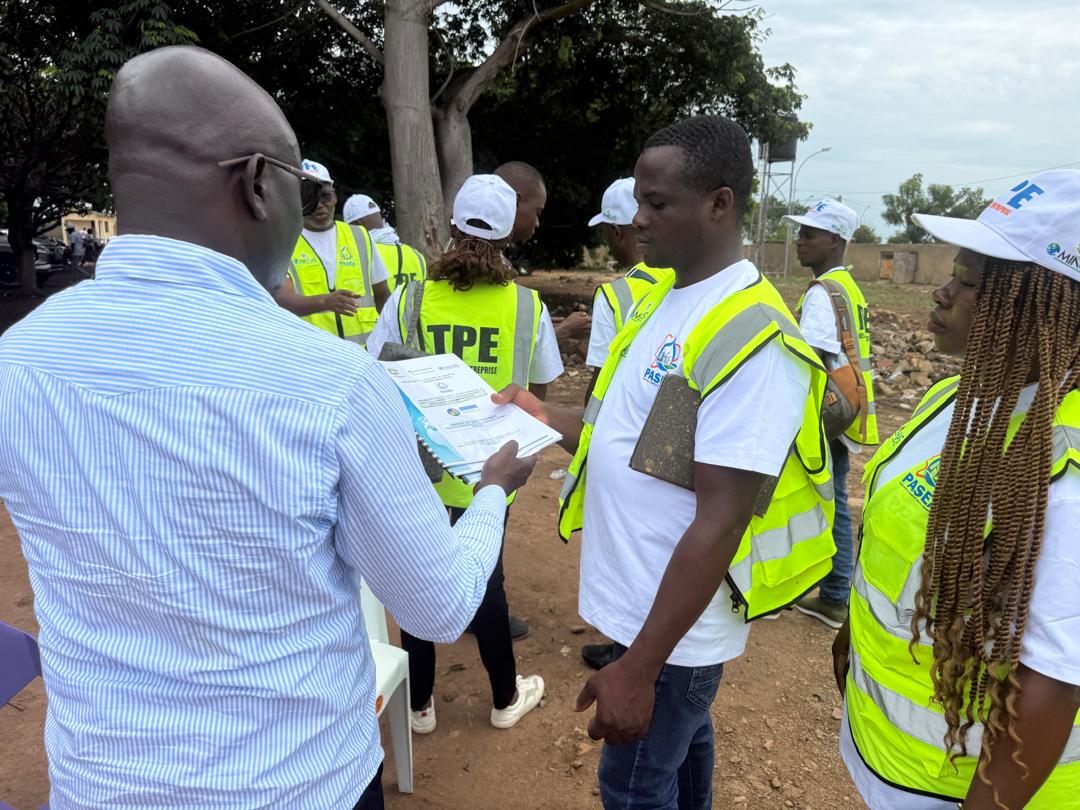 Cérémonie de lancement des activités du PASEA pour la construction de 5 000 latrines familiales pilotes dans la Région du Hambol.
